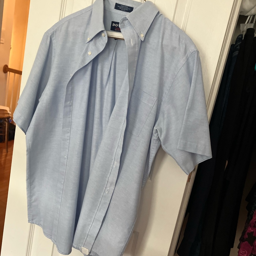 Arrow Dover Oxford Short Sleeve Button Down Shirt